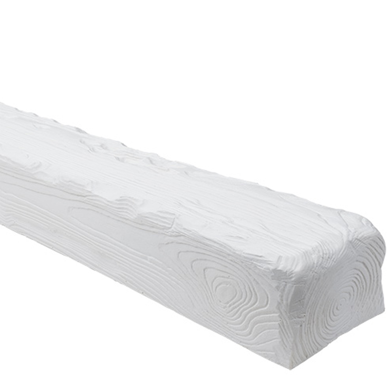 DecoWood Fehér-190 Rusztikus poliuretán gerenda - 3 méteres (EQ 005)