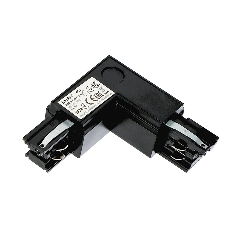 TEAR N Sínes LED lámpa rendszer (3F) - 90 fokos balos LR sarokelem (fekete) 5 év garanciával