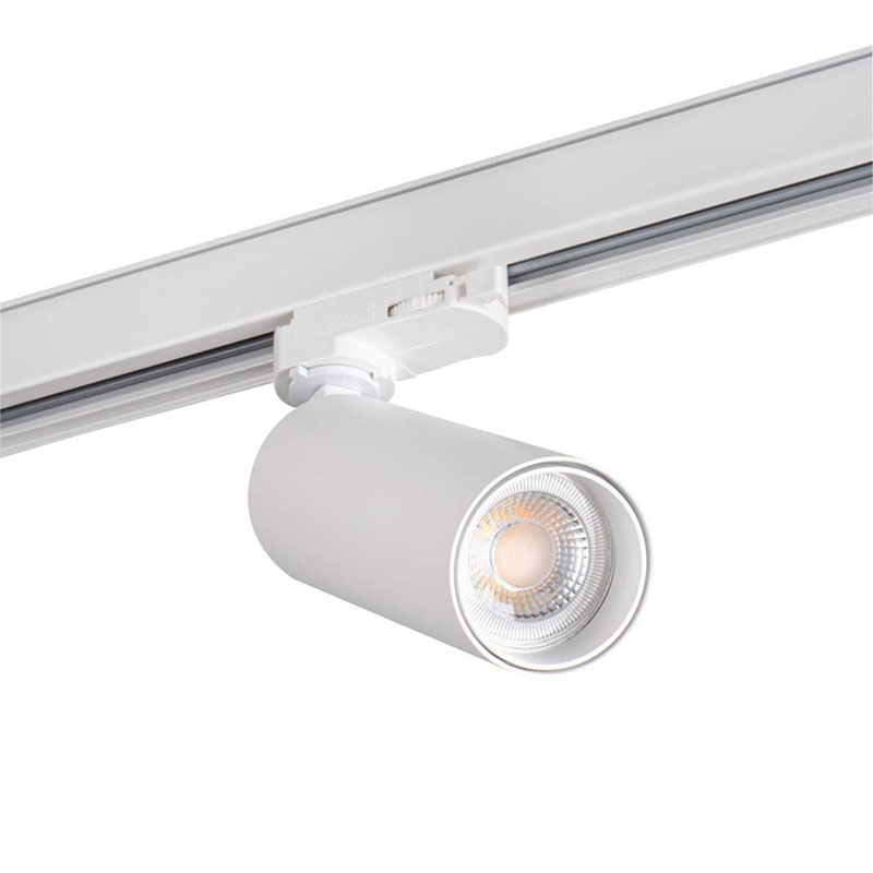 - ATL2 sínes LED lámpatest, GU10 foglalattal, fehér