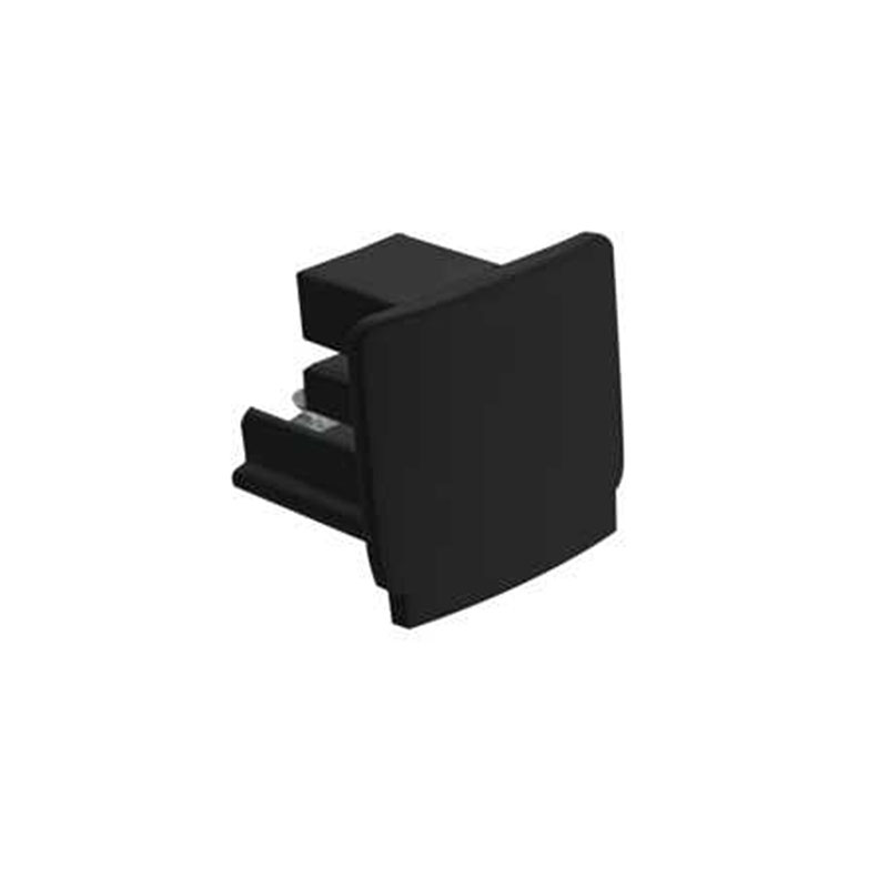 TEAR N Sínes LED lámpa rendszer (3F) - Végzáró elem (fekete) 5 év garanciával