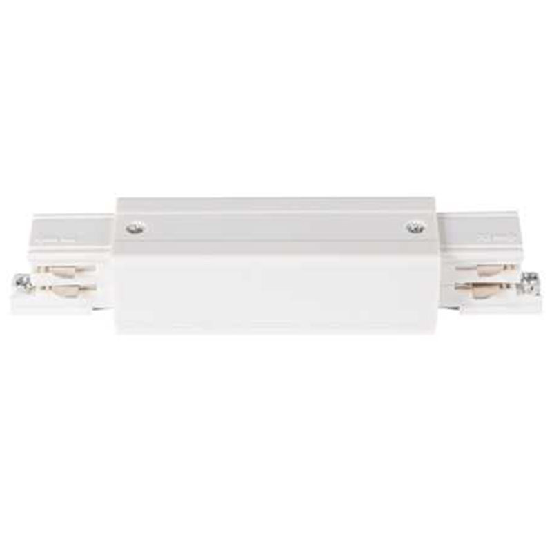 TEAR N Sínes LED lámpa rendszer (3F) - Egyenes csatlakozóelem (fehér) 5 év garanciával