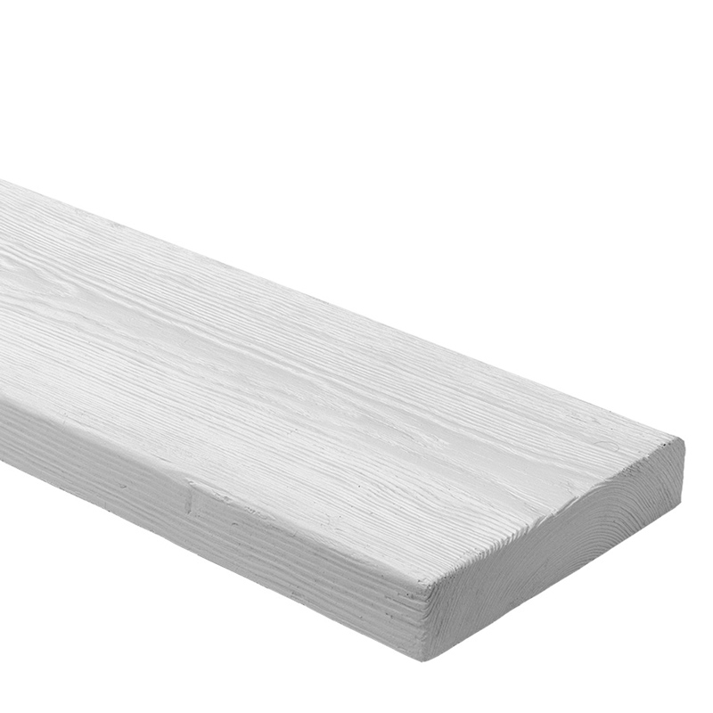 DecoWood Fehér-190 Modern poliuretán deszka panel, festhető - 3 méteres (ET 405)