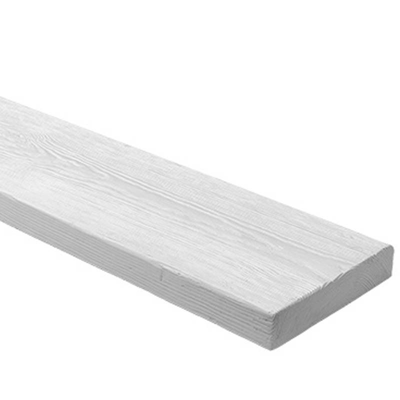 DecoWood Fehér-170 Modern poliuretán deszka panel, festhető - 3 méteres (ET 504)