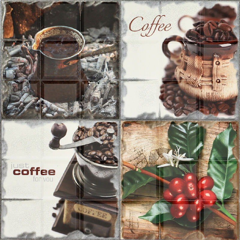 Flexpanel PVC falburkoló lap - Arabica kávé műanyag burkolat