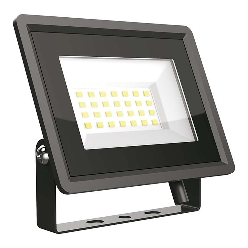 A-Series LED reflektor, fekete ház (20W/110°) - meleg fehér