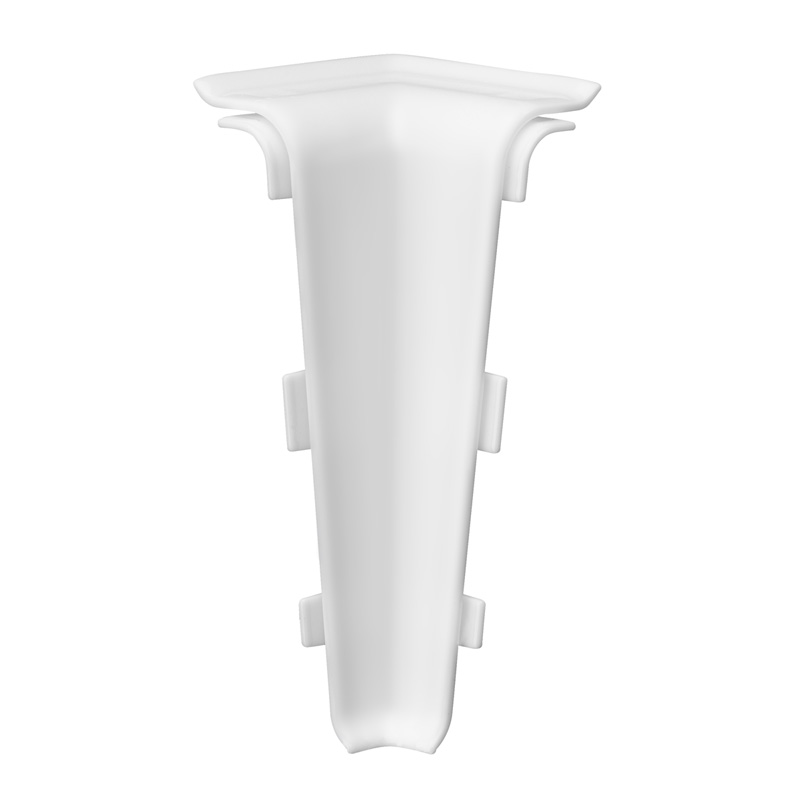 Belső sarokelem Mack 6 cm-es parkettaszegélyléchez: Fehér (2 db)