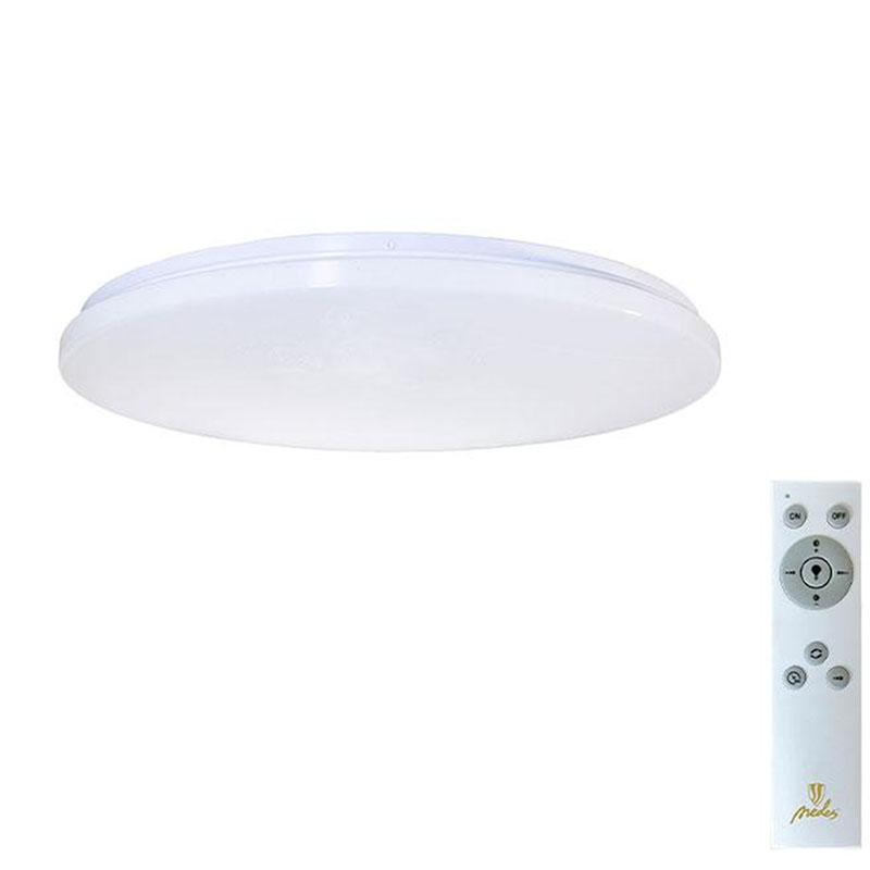 Távirányítós mennyezeti LED lámpa konyhába, nappaliba LC533S (24W) fehér, opál, Színhőm. + fényerő állítás!
