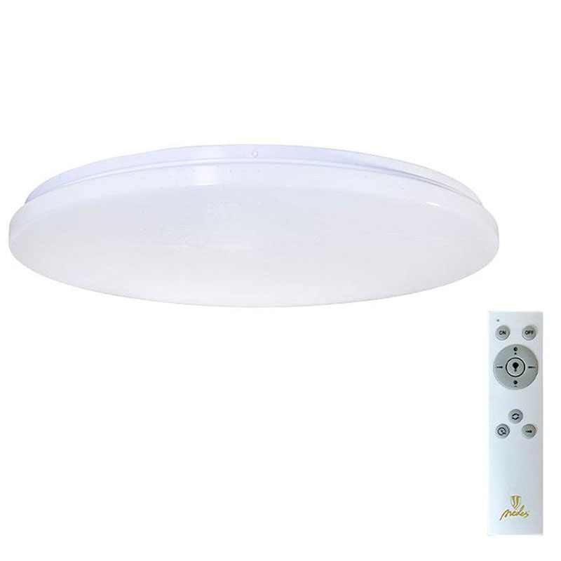 Távirányítós mennyezeti LED lámpa konyhába, nappaliba LCL535S (48W) fehér, opál, Színhőm.+fényerő állítás!