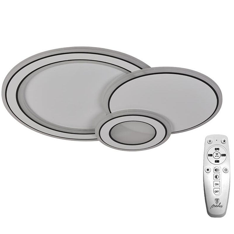 Mennyezeti LED design lámpa: J1308/W (40W) -Színhőmérséklet és fényerő szabályzás!