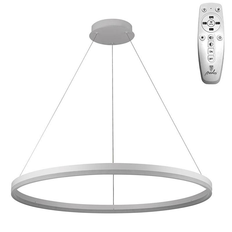 Mennyezeti LED design csillár: J4309/W (55W) - Színhőmérséklet és fényerő szabályzás!