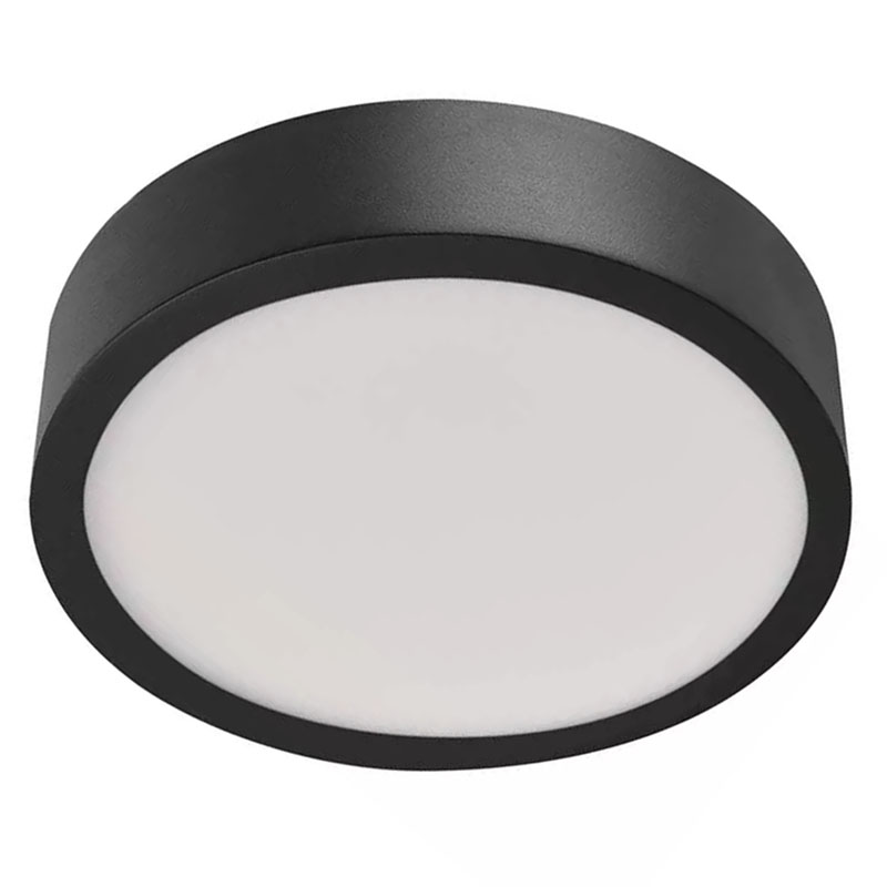Nexxo, falon kívüli LED panel fekete kerettel (kör alakú) 12.5W - meleg+természetes fehér