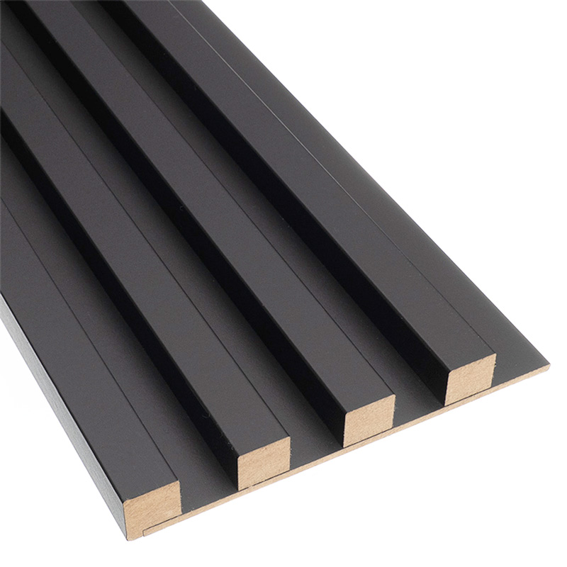 Lamella falburkolat, panel keskeny lamellával (275cm x 15.3cm x 1.9cm) - Indító elem, antracit