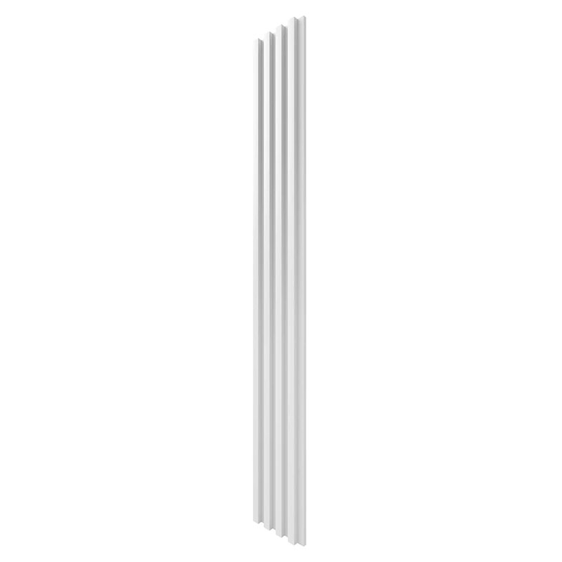 3D lamella falpanel, festhető és ütésálló poliuretán (200 cm x 24 cm) W 366