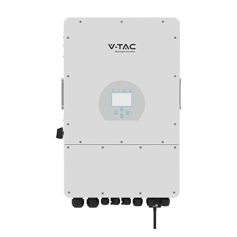Inverter napelemes hálózathoz (10kW) hibrid, háromfázisú LCD kijelzővel