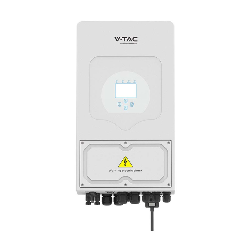 Inverter napelemes hálózathoz (5kW) egyfázisú, hibrid, IP65