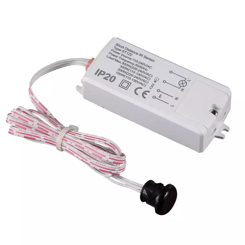 Infravörös közelségérzékelő, kézmozdulatot érzékelő szenzor (rövid távú: 5-6 cm), max 500W LED