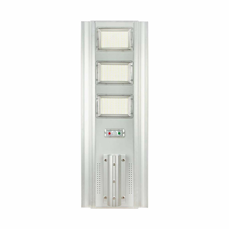 Szolár utcai LED lámpa mozgásérzékelővel, távirányítóval (40W/3500Lm) hideg fehér