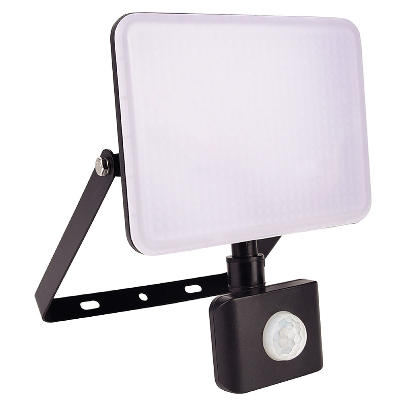 Slim SMD keret nélküli, mozgásérzékelős LED reflektor (30W/2760lm) természetes fehér