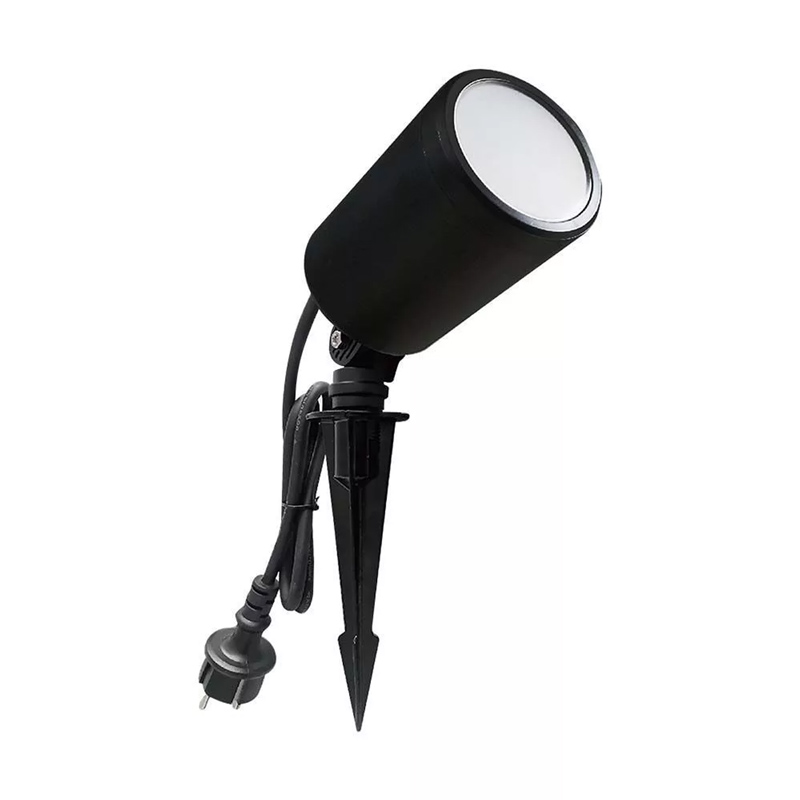 Smart leszúrható LED reflektorlámpa, fekete ház (7W) RGB+CCT, IP65