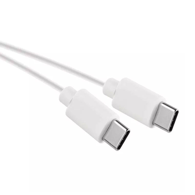 USB-C - USB-C adatkábel, töltőkábel (1 méter) fehér