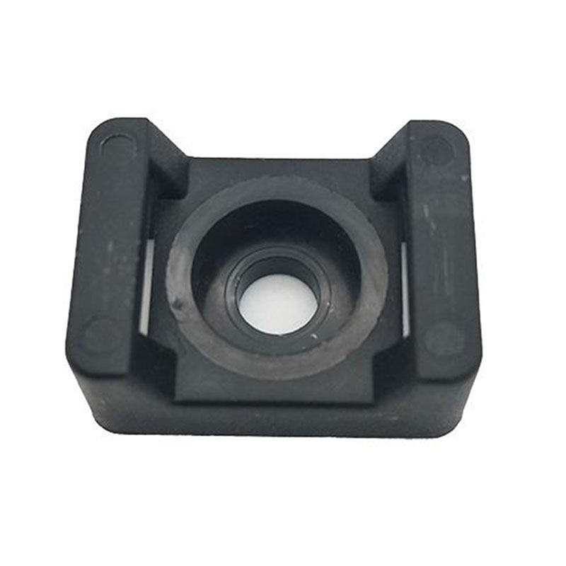 Kábelkötegelő tartó, csavarfurattal (100 darab) max 4.8 mm széles kötegelőhöz, fekete