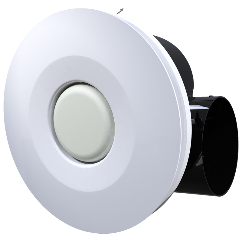 Dekor elszívó előlap világítással (CCT) HBF szériához (150 mm) fehér, kör, LED fénnyel