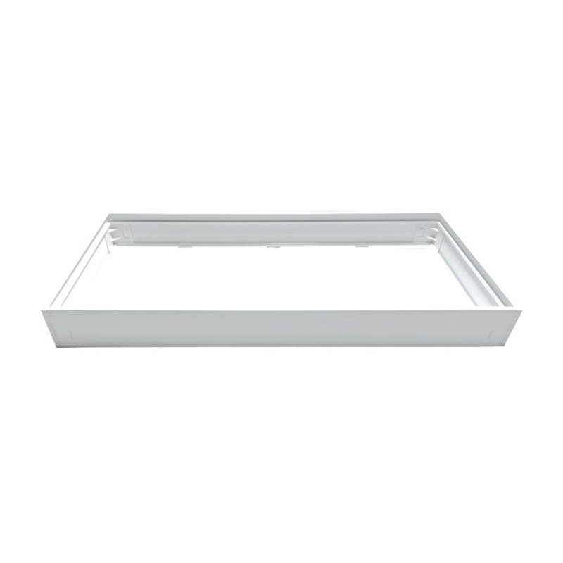 LED panel kiemelő, falonkívüli beépítőkeret (30x60x6.3cm) lapraszerelt, fehér