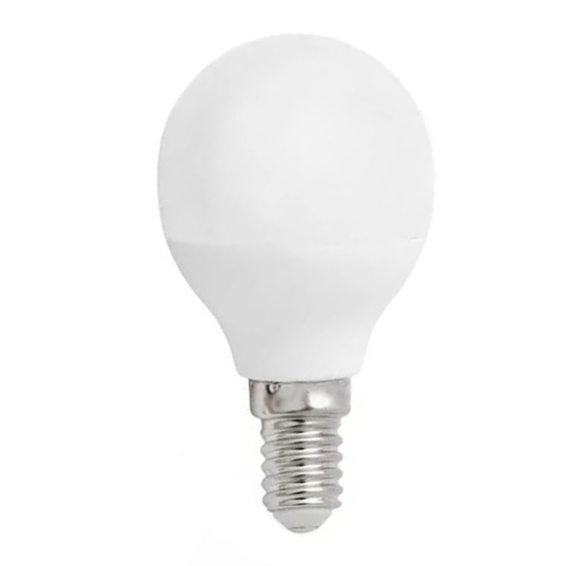 E14 LED lámpa (6W/160°) kisgömb - természetes fehér