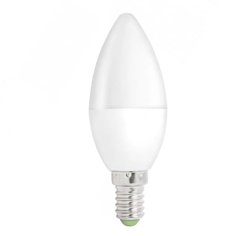 E14 LED lámpa (4W/200°) gyertya - természetes fehér