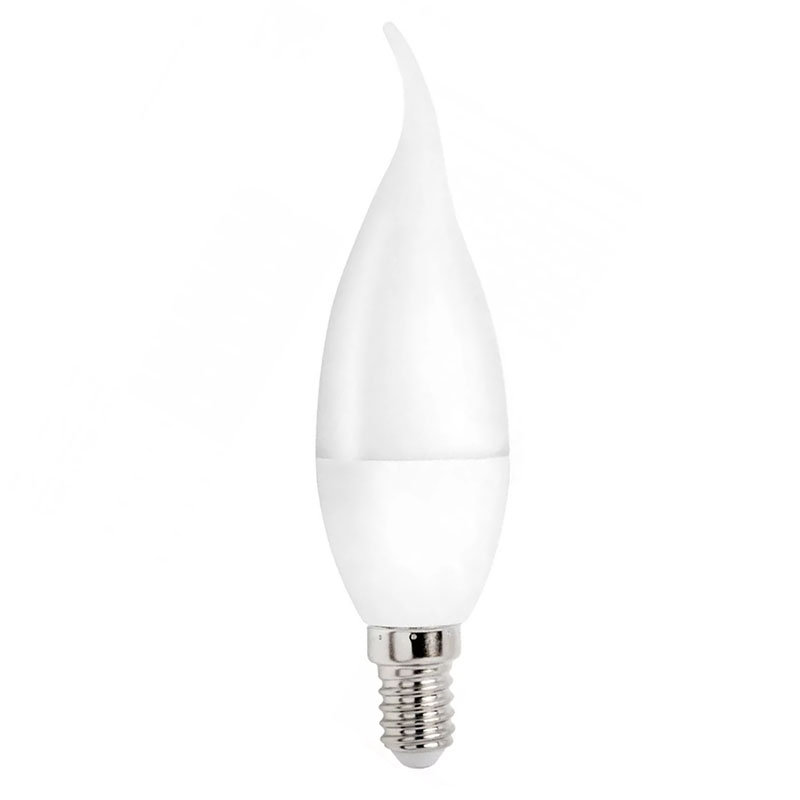 E14 LED lámpa (4W/200°) gyertya - természetes fehér