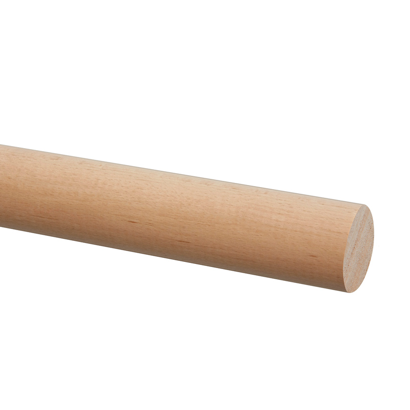 Solide kapaszkodó rendszer: korlát rúd, bükk színben (4.5cm/270 cm) fa