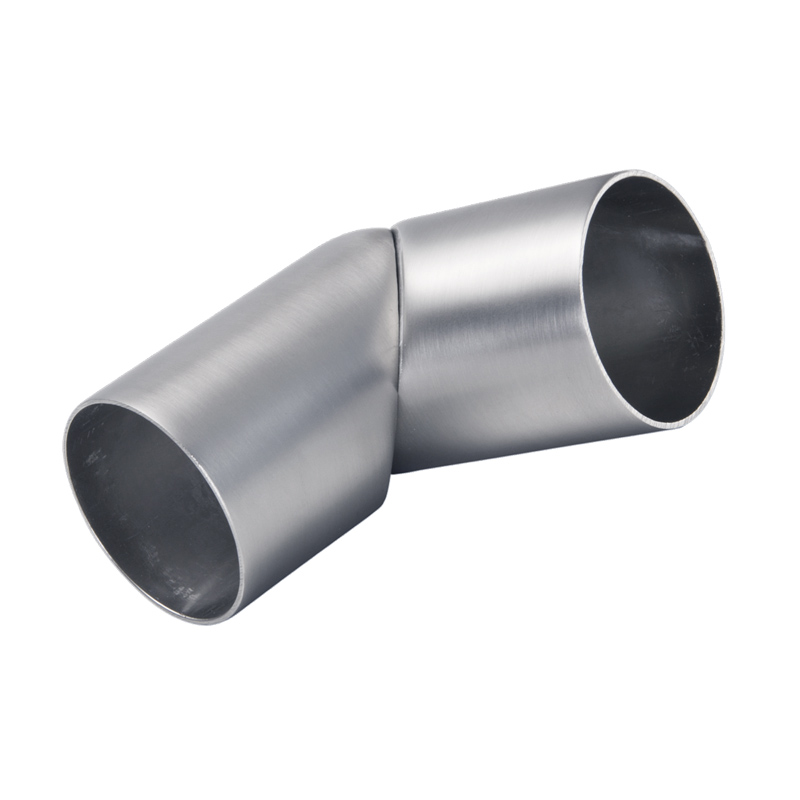 Solide kapaszkodó rendszer: flexibilis sarokelem korlátrúdhoz (4.5 cm) inox (szálcsiszolt)