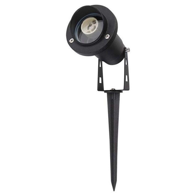 Leszúrható kerti lámpatest GU10 foglalattal, fekete IP65
