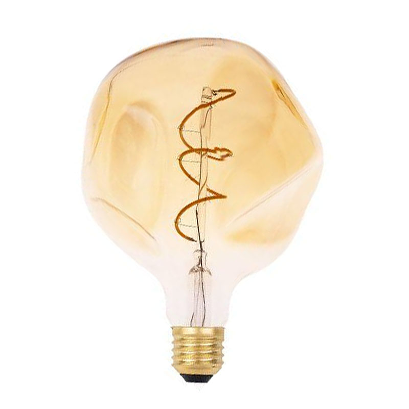 E27 LED izzó Vintage filament (4W/300°) G125 - extra meleg fehér