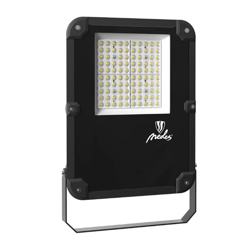 Profi Plus LED reflektor fekete (50W/7500lm) 150 lumen/Watt, Természetes fehér
