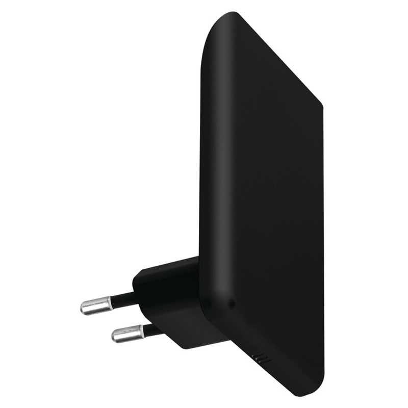 ORISA LED éjszakai irányfény (0.28W - téglalap) fényérzékelővel, meleg fehér, fekete