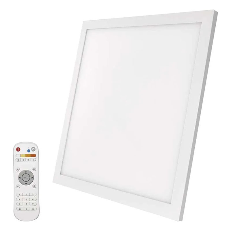 LED panel (595 x 595 mm) 40W - RIVI, távirányítóval, változtatható színhőmérséklet