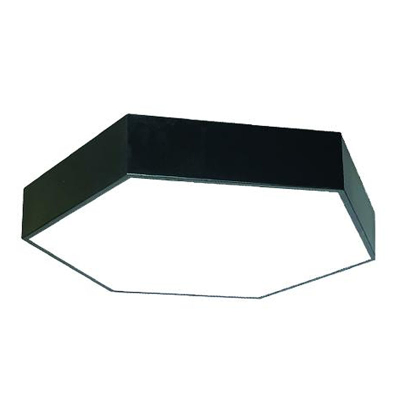 Mennyezeti designer LED lámpa (40W/3200Lumen) fekete, természetes fehér