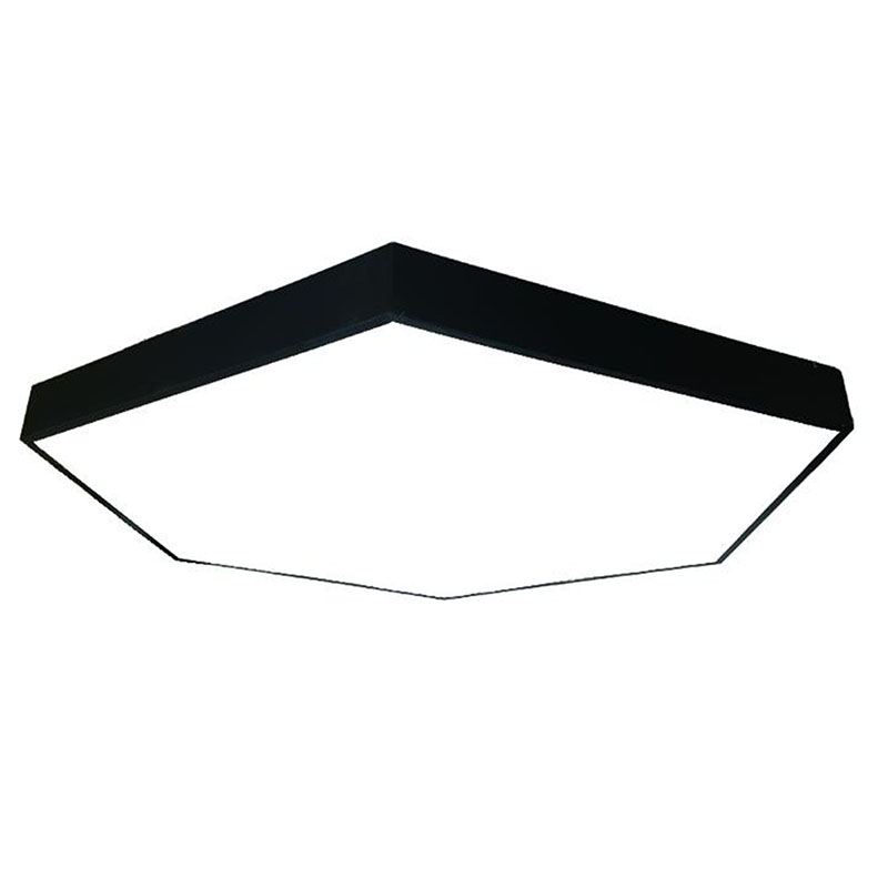 Mennyezeti designer LED lámpa (100W/8000Lumen) fekete, természetes fehér
