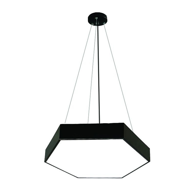 Design LED csillár (40W) fekete színű - természetes fehér