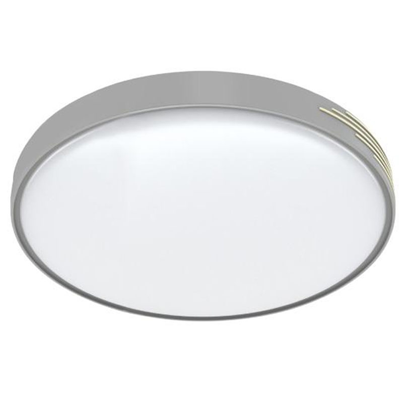 Mennyezeti LED lámpa, kör alakú (96W/9120lm) változtatható színhőmérséklet, dimmelhető, ezüst