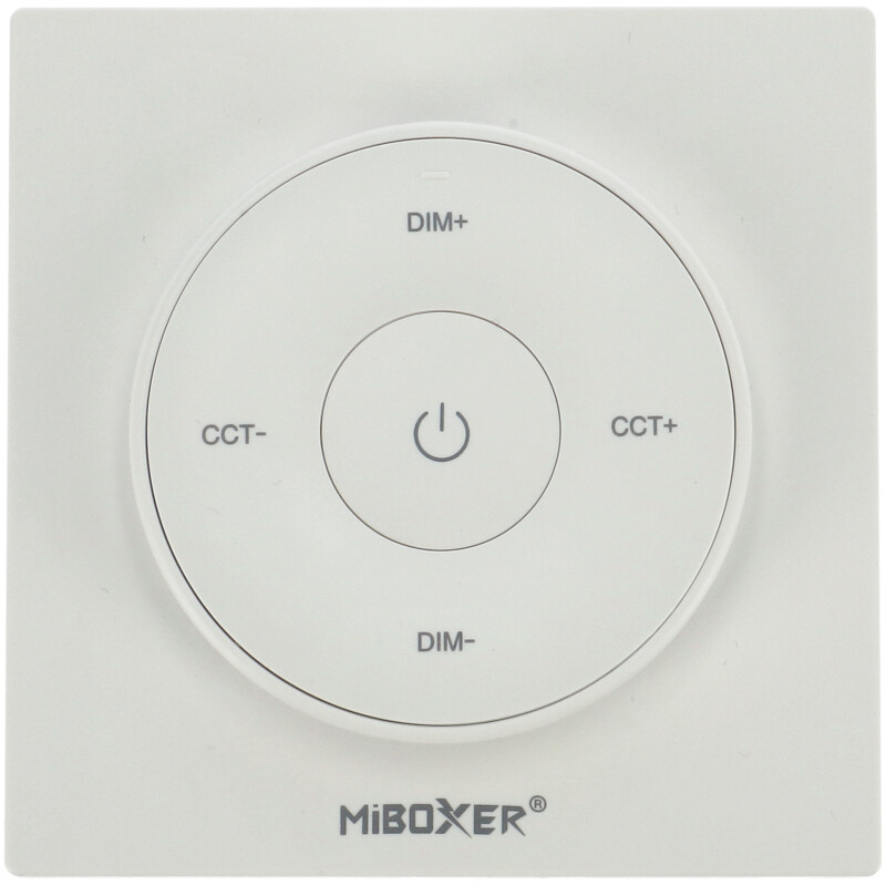 K2-W Dimmer Fali LED szalag fényerő szabályzó panel (CCT): elemes - fehér