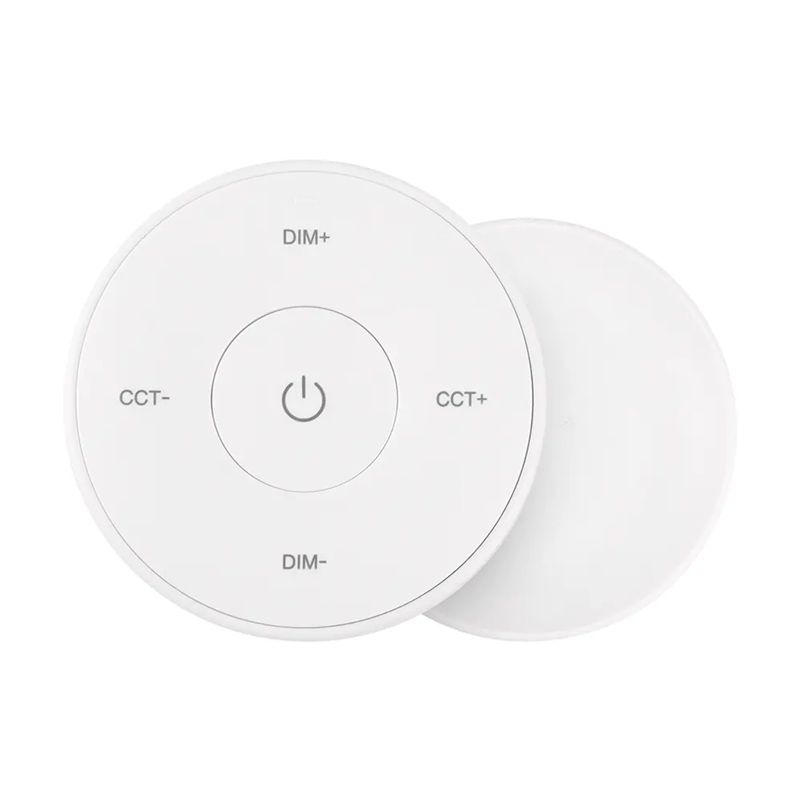 K2S-W, Dimmer, Fali LED szalag fényerő és színhőmérséklet szabályzó panel (CCT): elemes - fehér