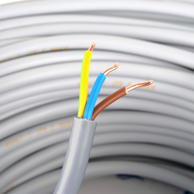MBCu YM-J tömör réz vezeték (3x2.5mm2) kör keresztmetszetű (100 méter)