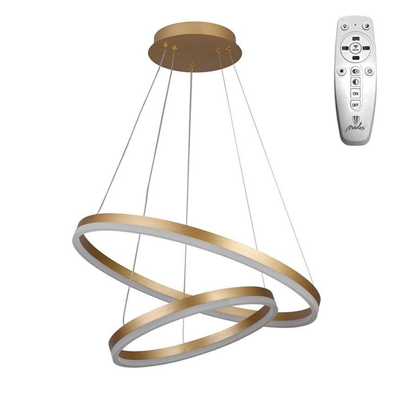 Mennyezeti LED design csillár: J4310/G (70W) - Színhőmérséklet és fényerő szabályzás!