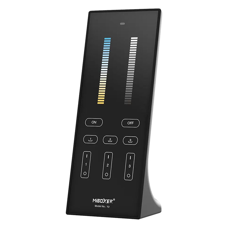 Y2, Group Control CCT LED színhőmérséklet szabályzó távirányító, elemes