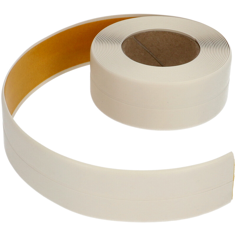 Lágy PVC szegélyléc, öntapadós (18,5x18,5 mm) fehér - 5 méter