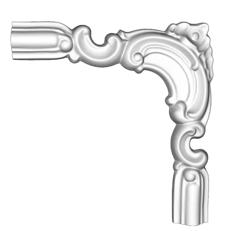 Moulding CR 810B R poliuretán keretező sarokelem (CR 810 díszléchez), jobb oldali