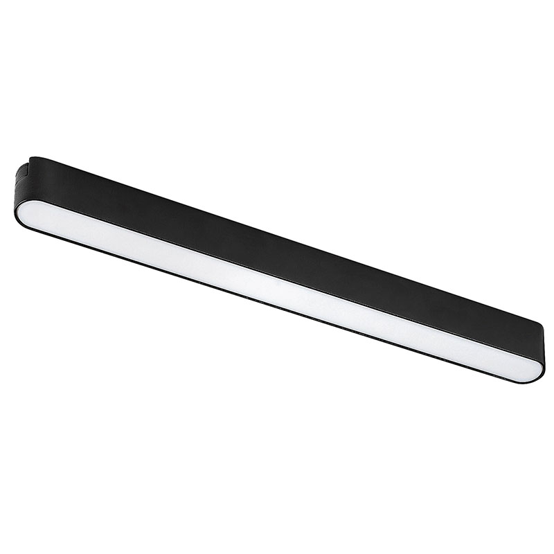 LiTrack mágneses sínes LED lámpa, fekete - 16W (120°) természetes fehér, 24 Volt