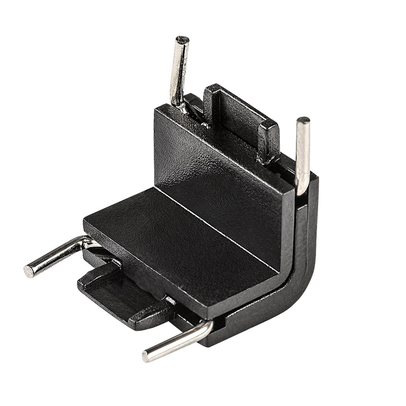 LiTrack Mágneses sínes LED lámpa rendszer (24 Volt) - Connect+ L csatlakozóelem (fekete) 5 év garanciával